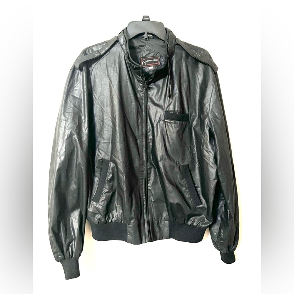 Vintage 80s Members Only The Racer Bomber Jacket